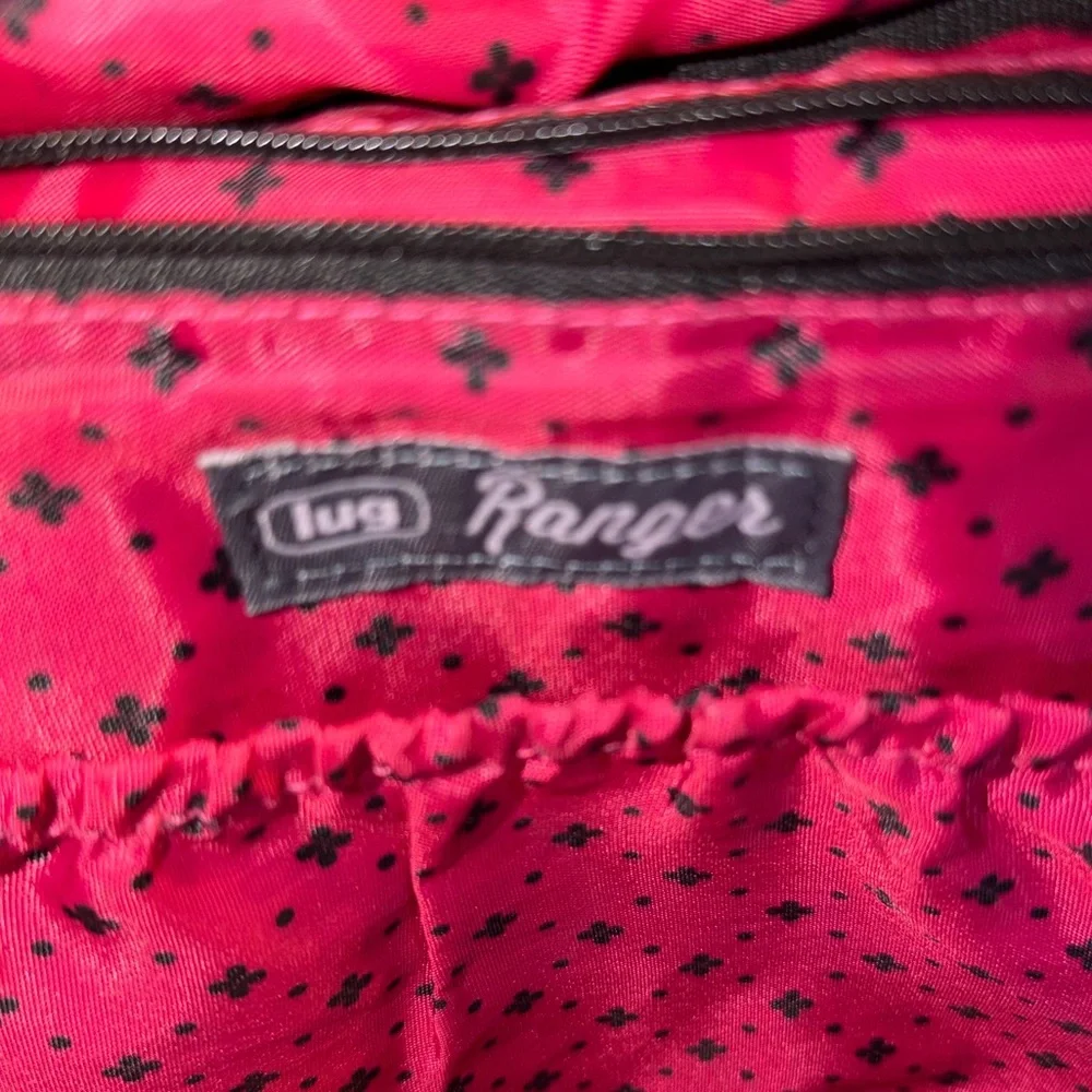 LUG Ranger Quilted Camo Crossbody Bag - Pink & Green - Picture 2 of 6
